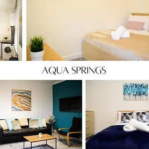 Apartment Aqua Springs, 2 Bedroom 1st Floor Apartment, Near Didsbury, Manchester